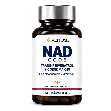 Resveratrol Nad Puro 60 Capsulas Suplemento 2 Meses Puro Sin Sabor