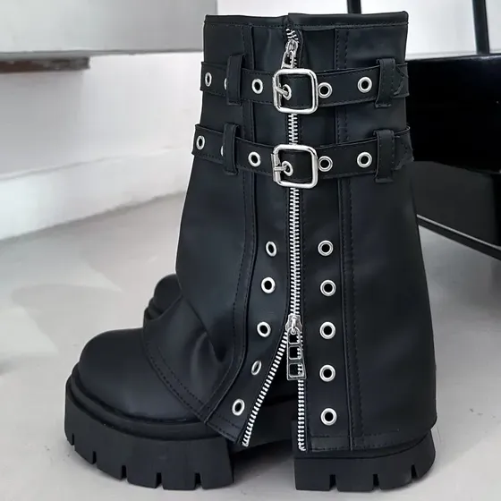 Botas Botineta Media Caña Mujer Fenty Short By Deday