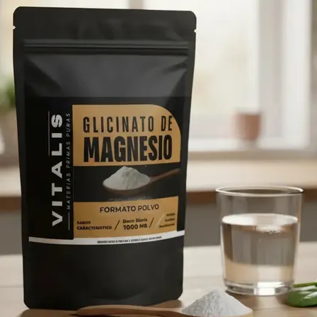 Glicinato de Magnesio en Polvo Vitalis 500g Suplemento Mineral
