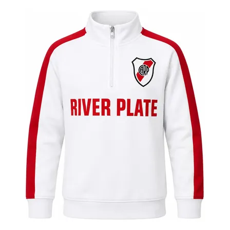 Buzo Oficial River Plate Niños Medio Cierre 2026