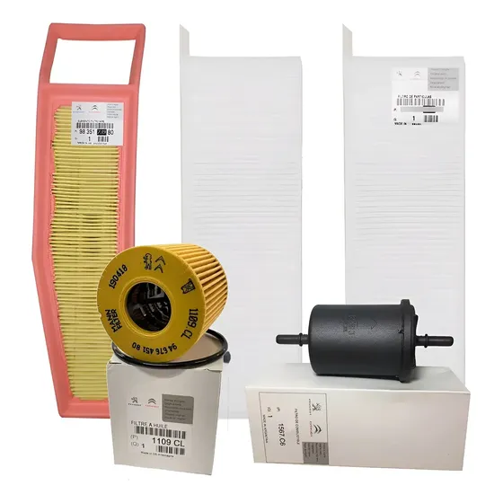 Kit 4 Filtros Originales Peugeot 208 P/21 1.6 16v 2020-2026