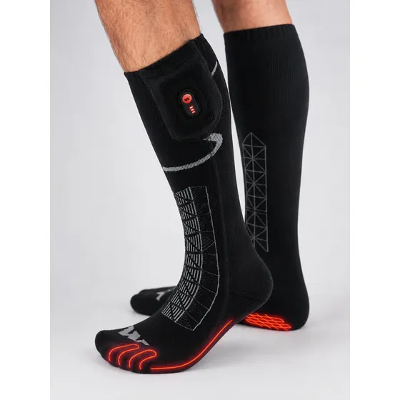 Medias Calefaccionadas Siberia Wanderwarm Baterías Incluidas Negro Logo 38-42 (s/m)
