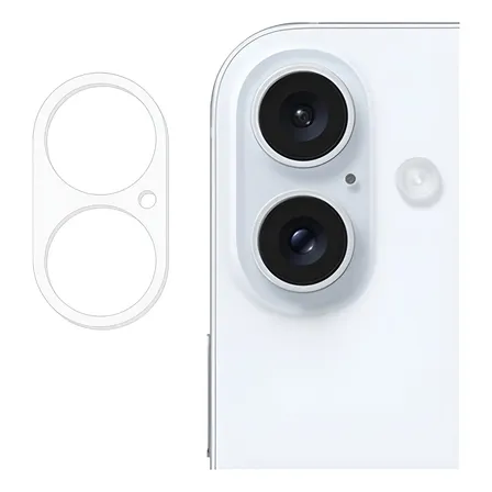 Protector Cámara Templado Para iPhone 16 16 Plus iPhone 16/16 Plus