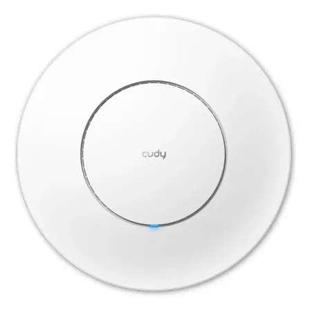 Punto de Acceso Cudy AP3000 Wi-Fi 6 AX3000 2.5G PoE Dual Band 5 Antenas Techo Pared 150 Dispositivos