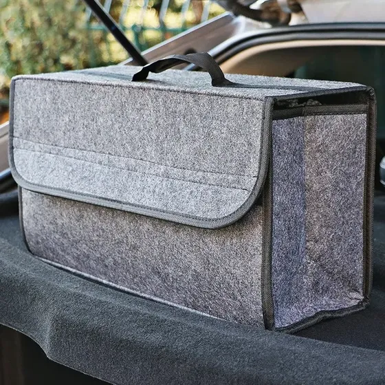Pack X2 Organizador Baul Auto Con Tapa Porta Objetos Balizas