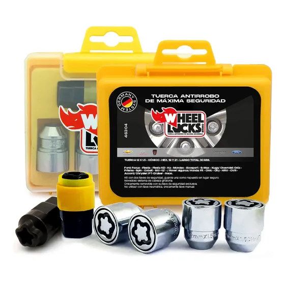 Tuercas Antirrobo Seguridad  Wheel Locks Byd Atto2 Yuan