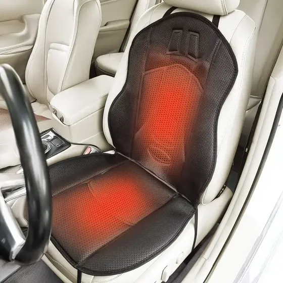 Cubre Asiento Y Respaldo Termico Calefaccionado Regulable 12