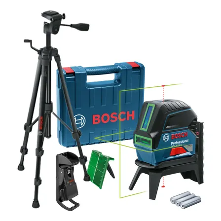 Nivel Láser Bosch Combinado Gcl 2-15 G + Rm1 Y Tripode Bt150