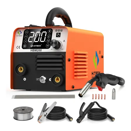 Soldador Inverter 4en1 200a Acero Inoxidables/carbono