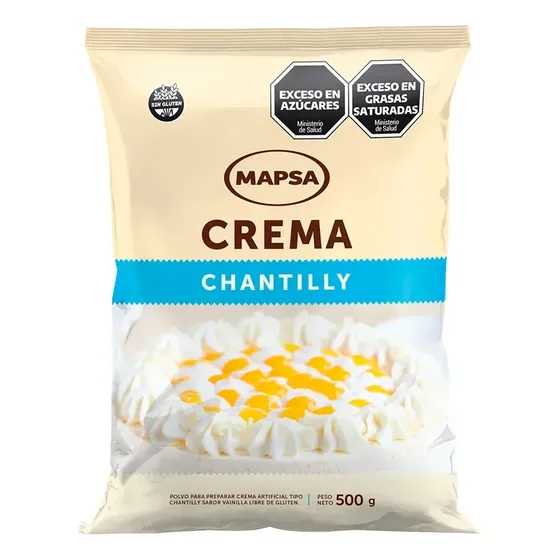 Crema Chantilly Mapsa 500 Grs Sin Tacc