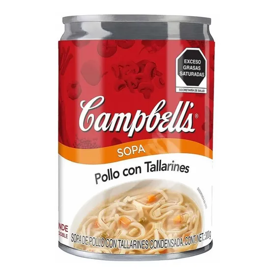 Sopa Campbell's Pollo Con Tallarines 300 Gr
