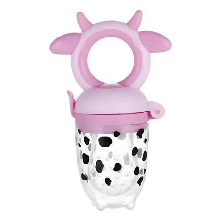 Paleta Chupete Alimentador Con Frutas Para Bebes Infantil Color Rosa Talle del chupete M