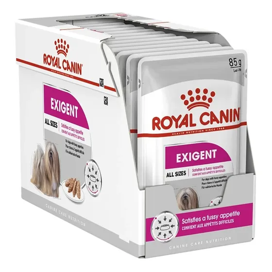 Royal Canin Alimento Humedo Para Perros Exigent Pouch X 12 Unidades