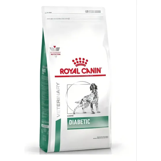 Alimento Royal Canin Veterinary Diet Dog royal canin diabetic para perro adulto todos los tamaños sabor pollo
