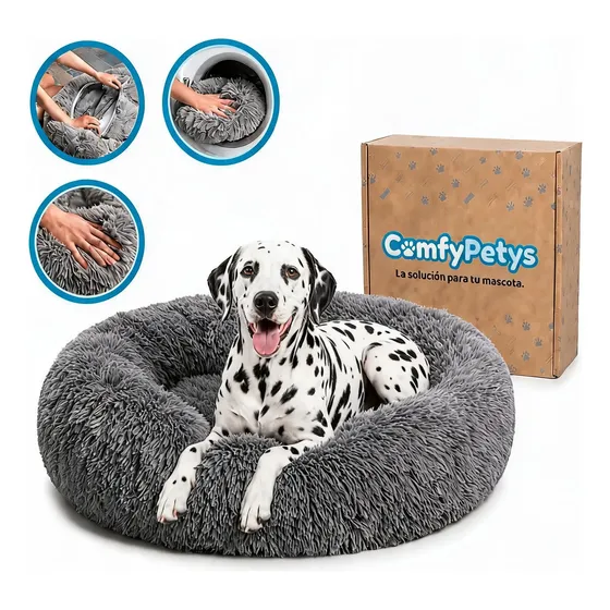 Cama Perro Antiestres Comfypetys Antiansiedad Grande Talle L