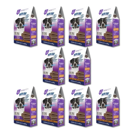 Snack Para Perro Mon Ami Dental Stick S 400gr Pack X10