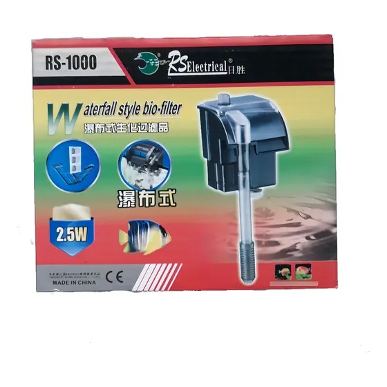 Filtro Cascada RS Electrical RS-1000 600 l/h Acuarios 120L
