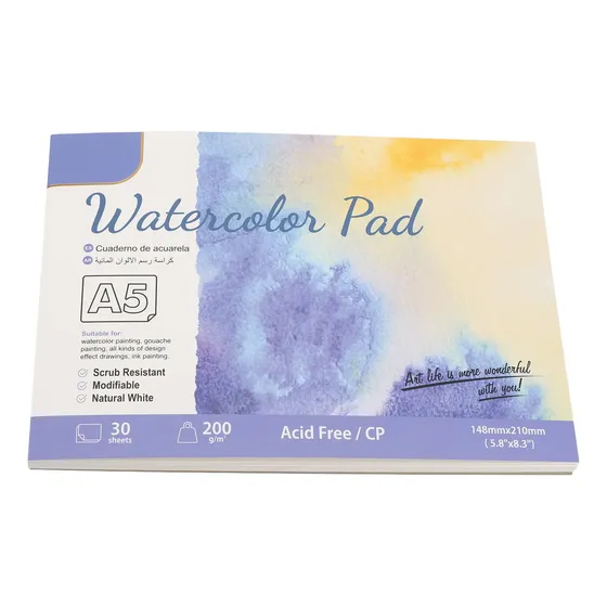 Papel De Algodón Para Pintar, Dibujar, Cuaderno De Acuarela,