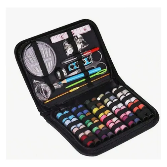 Kit De Costura Laptop 172 Piezas Con Hilos Y Agujas Black