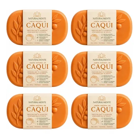 Jabón Caqui Para Controlar El Olor Corporal X6