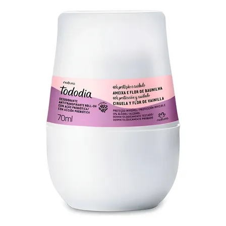 Natura Desodorante Roll On Todo Dia ciruela y flor de vainilla 70ml