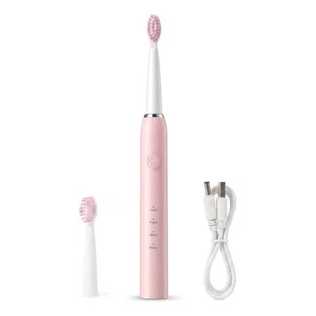 Cepillo De Dientes Eléctrico Recargable Con 2 Cabezales