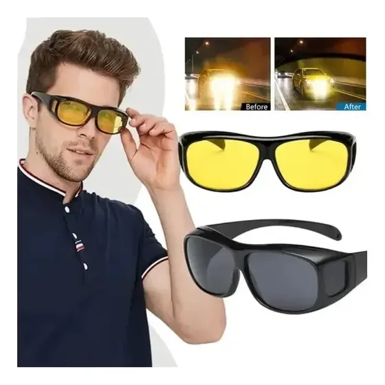 Lentes Visión Nocturna Hd Anteojos Anti Encandilamiento X2 I