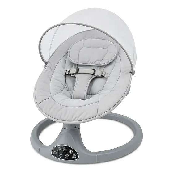 Silla Bebe Mecedora Smart Con Bluetooth Sonido Y Reclinacion