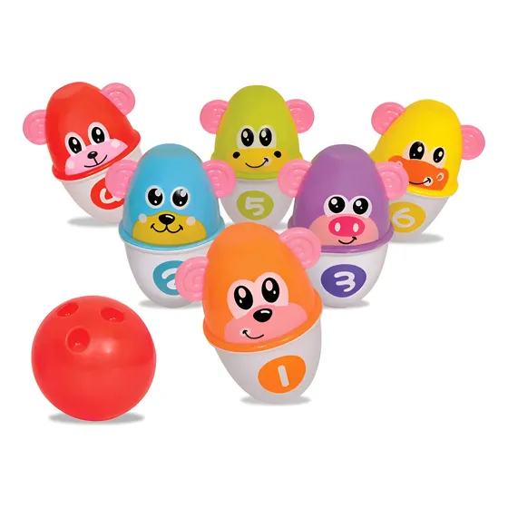 Bowling De Animalitos Dolce Bambino Original Ditoys