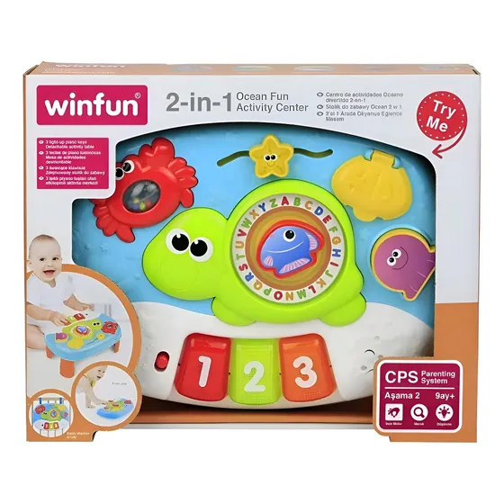 Mesa Piano De Actividades 2 En 1 Con Luz Y Sonido Winfun