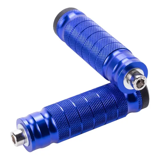 Reposapiés Traseros Para Pasajero De Motocicleta Azul