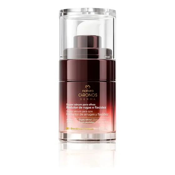 Súper Sérum para Ojos reductor de arrugas Natura Chronos Derma 15 ml