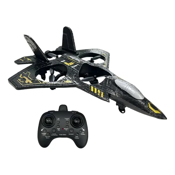 Dron Avión De Combate Mini X24 Para Niños Con Luces Y Control Remoto