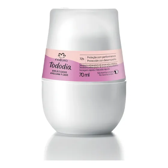 Desodorante Roll-on Tododia Avellana y Cassis 70 ml Natura