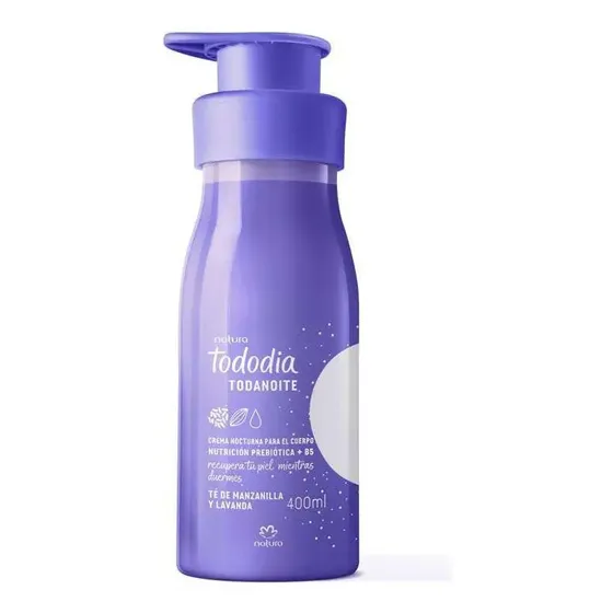 Crema Hidratante Corporal Noche Tododia 400 Ml Natura
