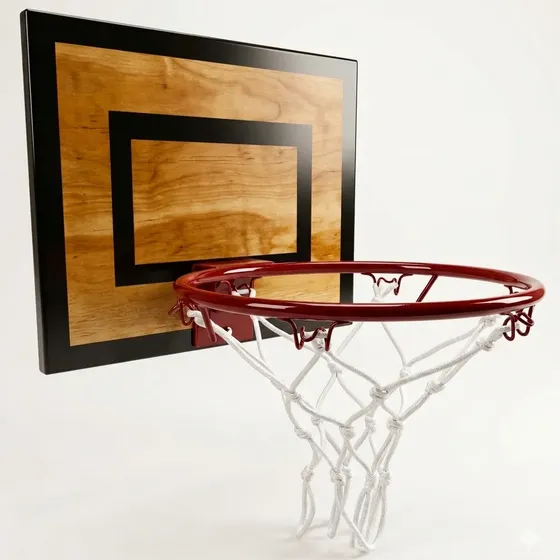 Aro Basquet Con Tablero Madera Apto Exterior