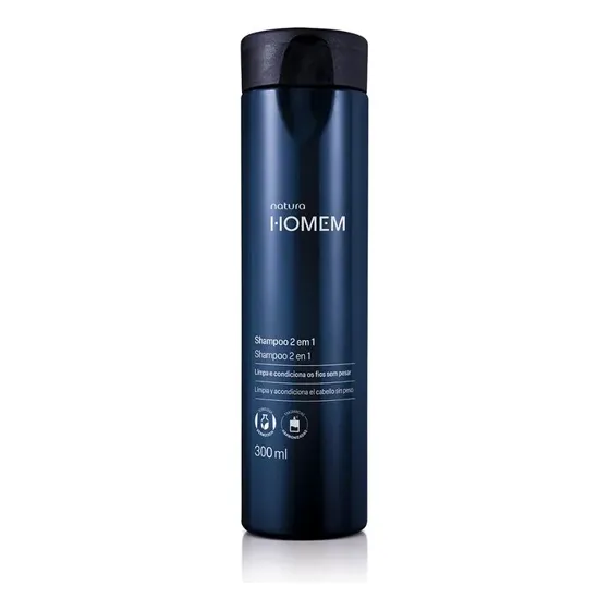 Natura Homem 2 en 1 shampoo 300mL