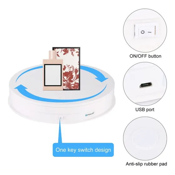 Pantalla Giratoria De 360 Grados Que Ajusta La Velocidad Usb
