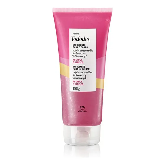 Exfoliante corporal Tododia Natura con acerola e hibisco