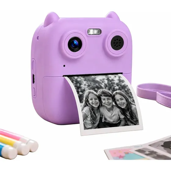 Cámara Infantil Instantánea Impresora Térmica 12mp