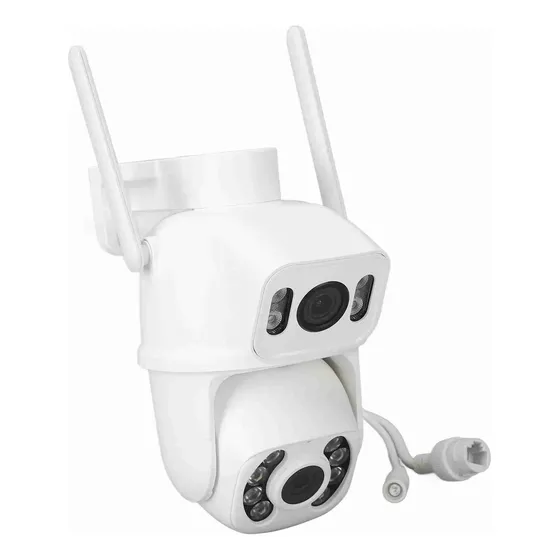 Cámara Para Mascotas, Seguridad, Wifi, Doble Lente, Visión N