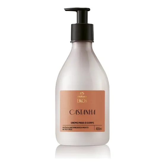 Crema Hidratante Corporal Natura Ekos Castaña 400ml Castaña