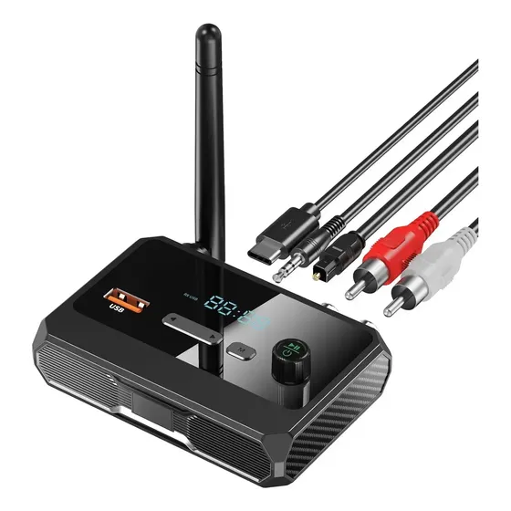Receptor Audio Bluetooth 5.3 Rca Aux Usb