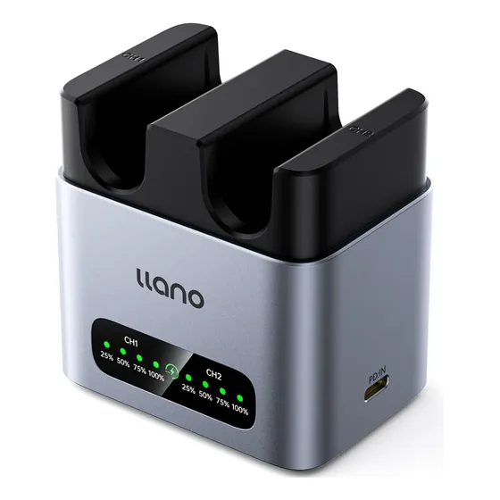 Cargador Rápido De Batería Para Cámara Np-w126s 20w 2 Ranura