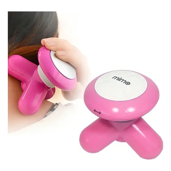 Masajeador Mini Eléctrico Portátil Usb O Pilas Mimo 3 Patas