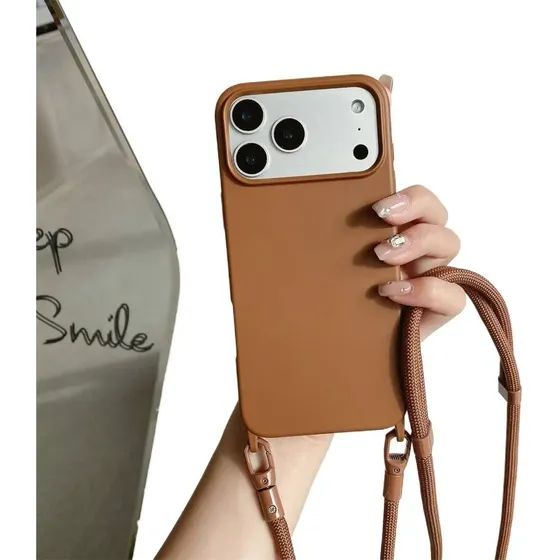 Bb Funda Crossbody Silicona Rugged Con Cuerda Mate Ant