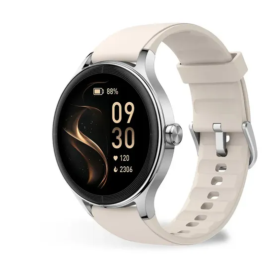 Smartwatch Reloj Inteligente Noak M30 Classic Metal 1.27" TFT-LCD IP68 Blanco