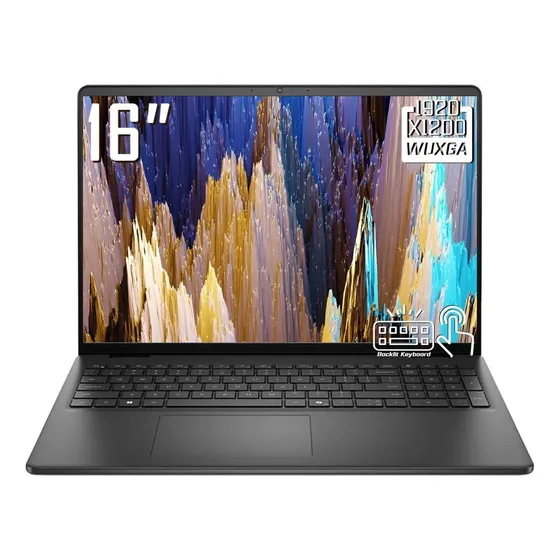 Notebook Dell 16 Intel Core 7 150U 16GB RAM 1TB SSD Pantalla Tactil 16 FHD Touch 1920x1200 Intel Graphics Wi-Fi Bluetooth HDMI USB-C Windows 11 Home Computadora Portatil