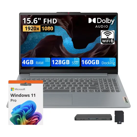 Ordenador Portátil Lenovo Ideapad 15.6 4 Gb Ddr5 288 Gb Ssd
