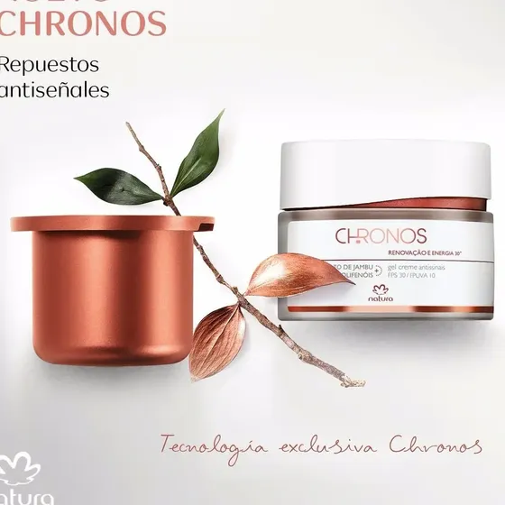 Gel Crema Antiseñales 30+ Noche Chronos Derma 40 G Natura